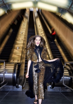 Production Walter Chin ICON Dolce and Gabbana Q Train Subway MTA Production Walter Chin ICON Dolce and Gabbana Q Train Subway MTA